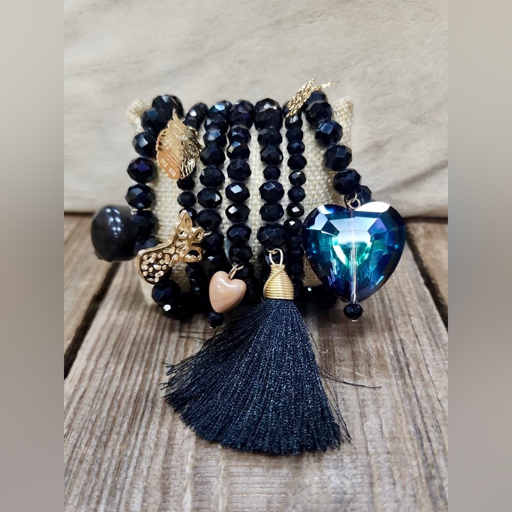 Semanario Crystal Bracelet 7pc Set